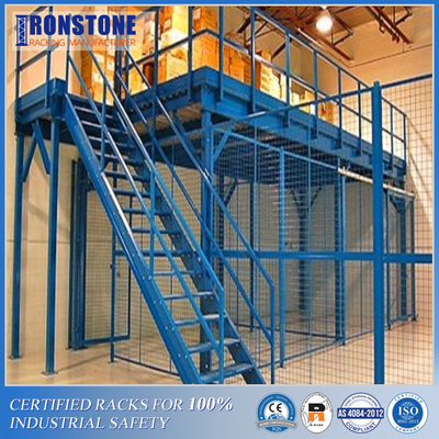 Doubling or Tripling Available Warehouse Areas Mezzanine Racking System