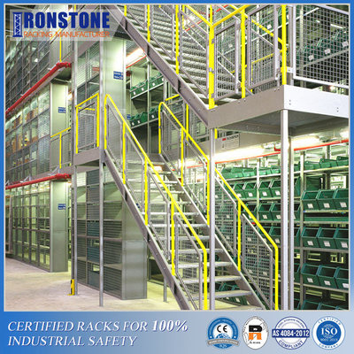 High Spacing Utilization Mezzanine Floor Racking System