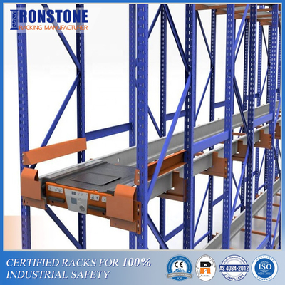 Durable Lithium Battery Radio Shuttle Pallet Rack System With High Volume Low SKUS