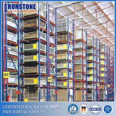 Compact Very Narrow Aisle Pallet Racking System For Warehouse Storage Solution