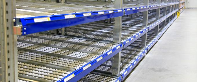 Cost-Effective Carton Flow Racking System with Widespread Application