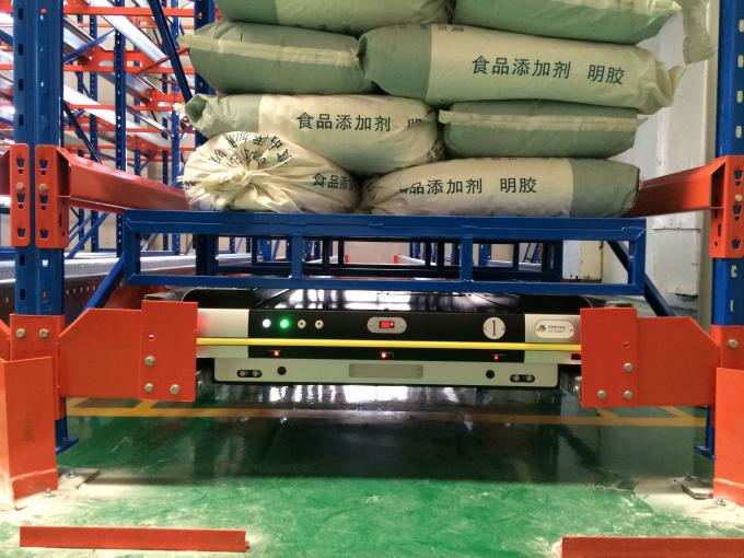 Tunner Racking Semi-automated Radio Shuttle Runner Racking With Efficient Supply And ...