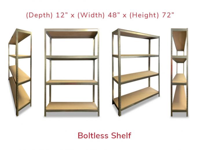 Easy Assemble Warehouse Boltless Shelving With Full Selection