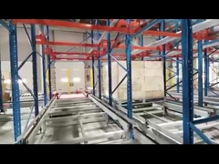 Modern Automated Storage and Retrieval Warehouse With Computerized Operation System